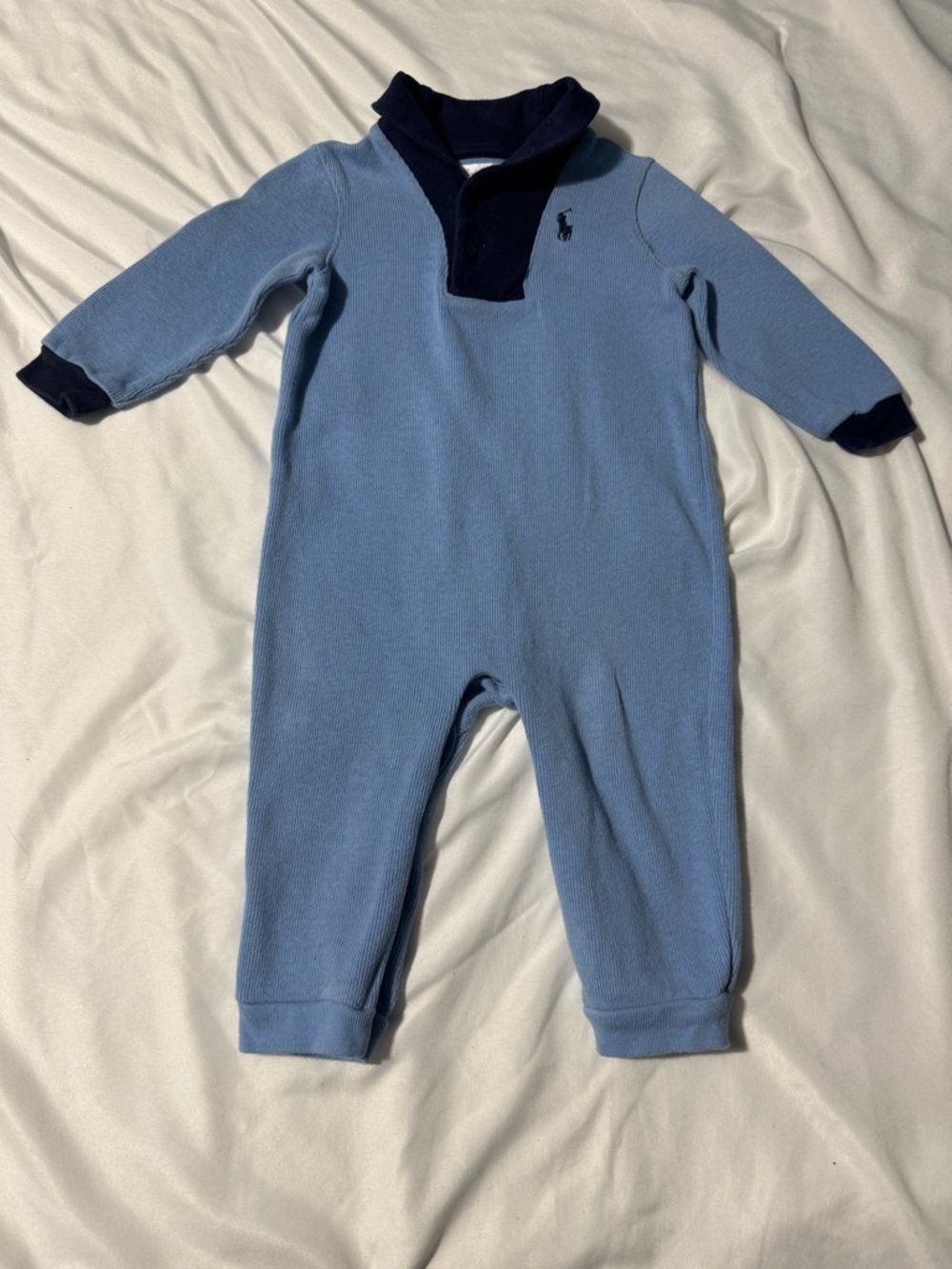 Ralph Lauren Baby One-Piece Bodysuit | Size 12M Cotton Preppy Classic Cozy